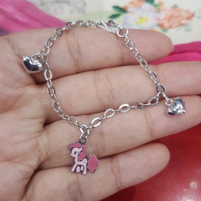 Gelang Tangan Kaki Emas Anak Little Pony Kuda MP 75%