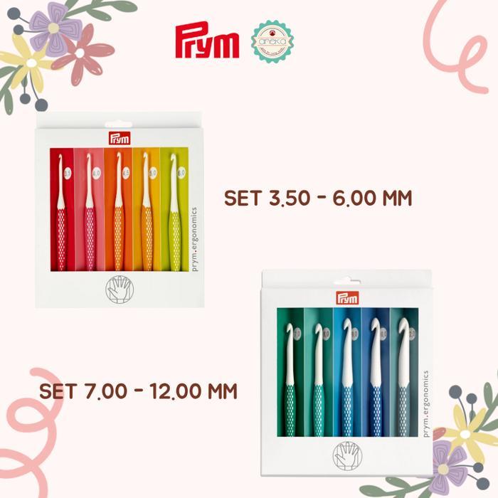 PRYM - Hakpen Crochet Hook For Wool Set Ergonomics