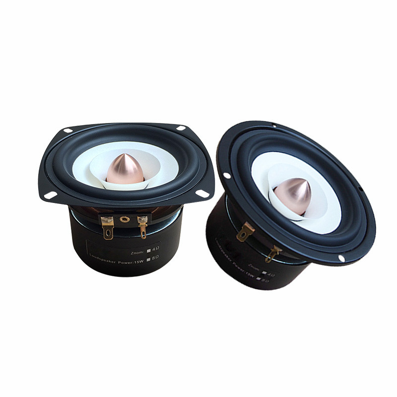 6Ohm 4Ohm Full Range Speaker 4 Inch Three-stage equilibrium Hifi Tweeter Midrange Woofer