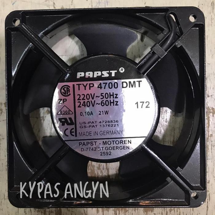 TERBARU FAN PAPST TYP 4700 DMT 12CM 220V (KOTAK)