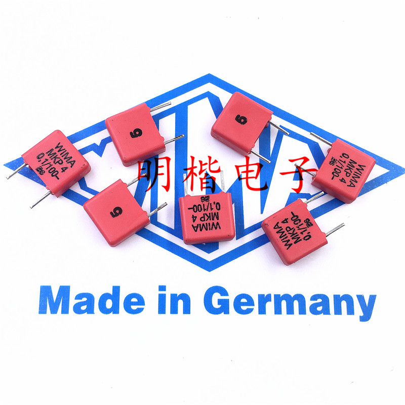 30PCS BRAND NEW GERMANY WIMA MKP4 100V 0.1UF 100V 104 100NF 7.5 PITCH FREE SHIPPING