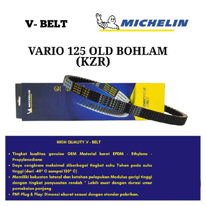 Vanbelt Michelin V-Belt Epdm Vario 125 Kzr Vario 125 Bohlam Original Michelin