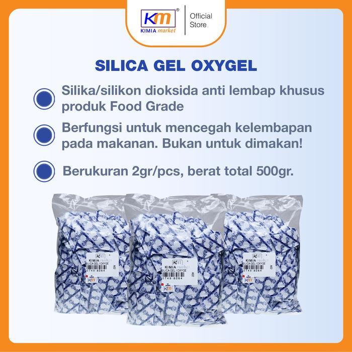 Silica Gel Oxygel 500Gr - Penyerap Kelembapan - Food Grade Diskon Sale