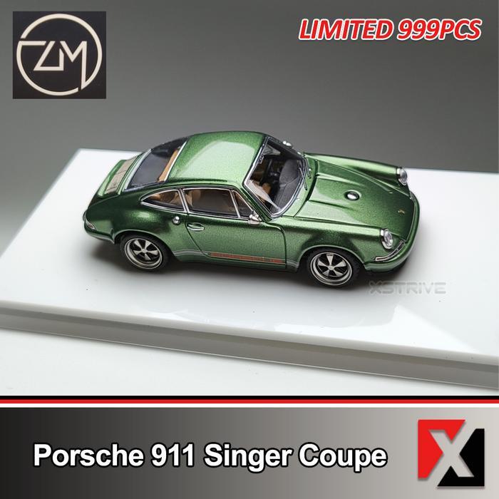 Hot Sale Zincit Model 1:64 Porsche 911 Singer Coupe Green