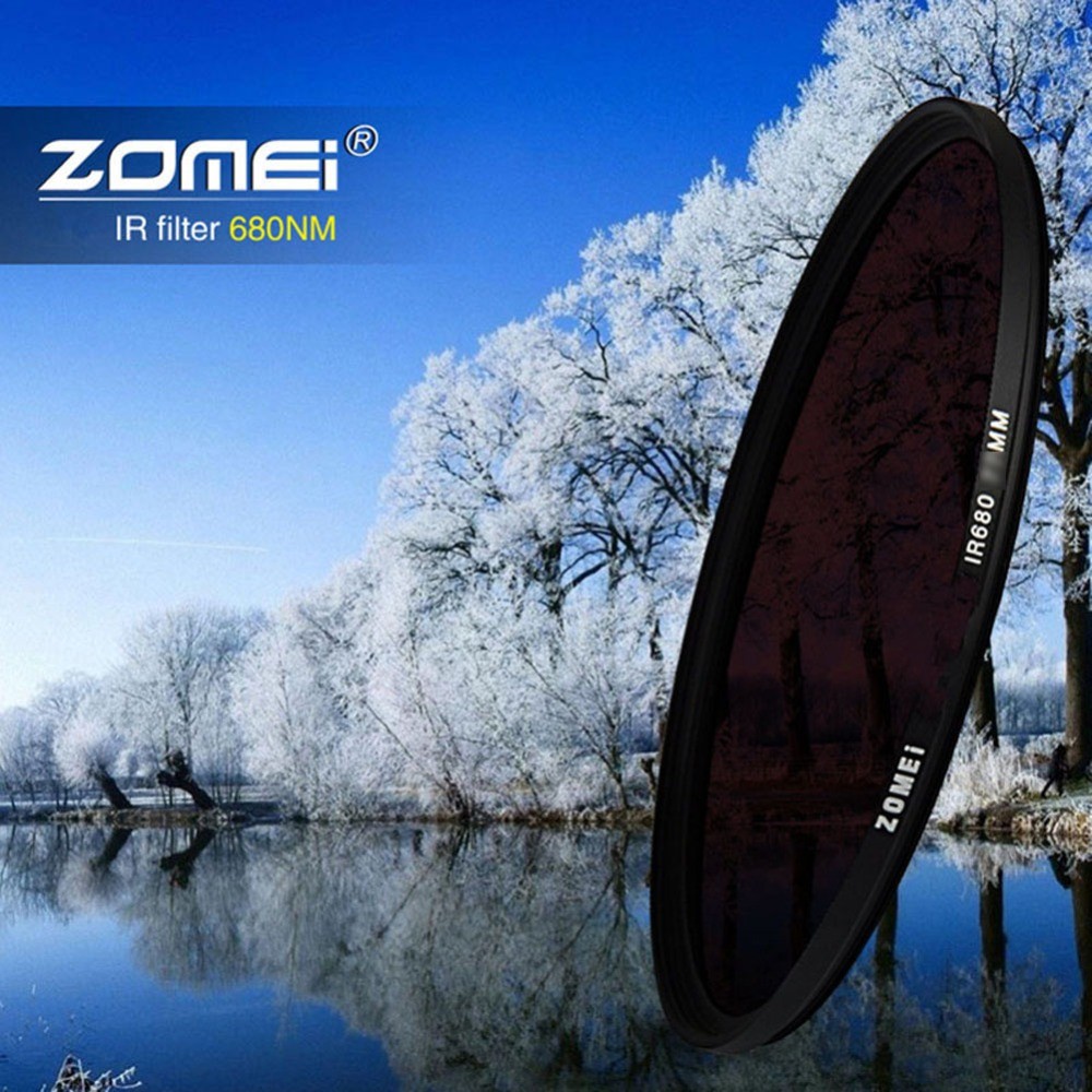 Zomei Original 49mm IR Filter 680NM 720NM 760NM 850NM 950NM X-Ray Glass Infrared Filter For Canon