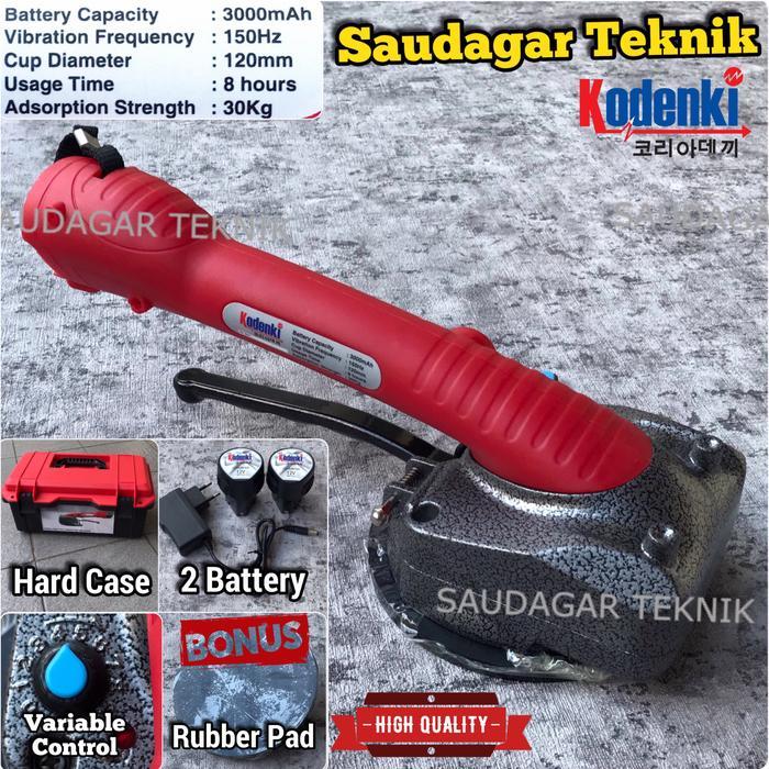 Mesin Perata Keramik Cordless Kodenki Kop Angkat Pasang Keramik Granit