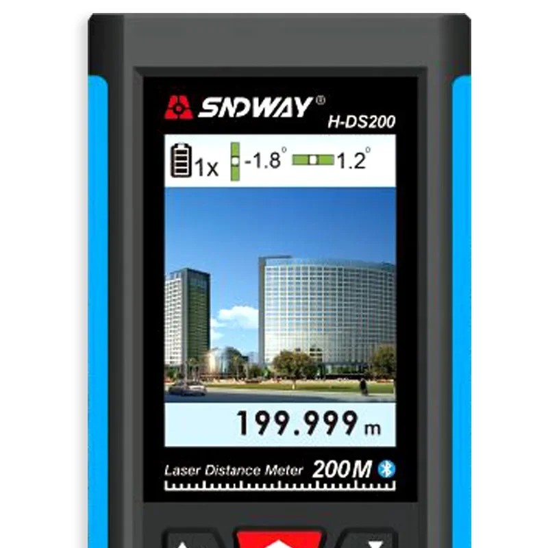 SNDWAY H-DS100 Alat Ukur Jarak Digital Laser Distance Meter
