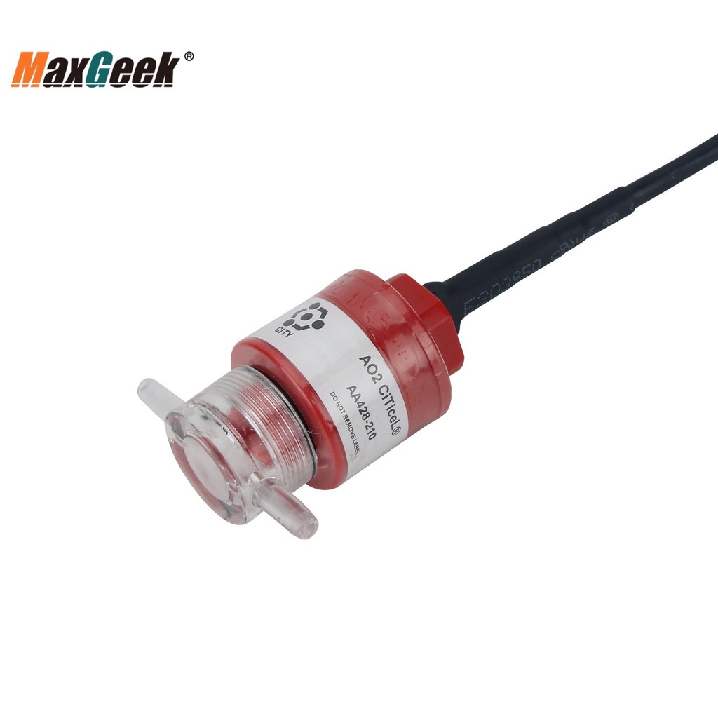 MAXGEEK JC-D2200 PORTABLE OXYGEN ANALYZER O2 ANALYZER (W/ UK SENSOR) SUPPORTS OXYGEN RANGE OF