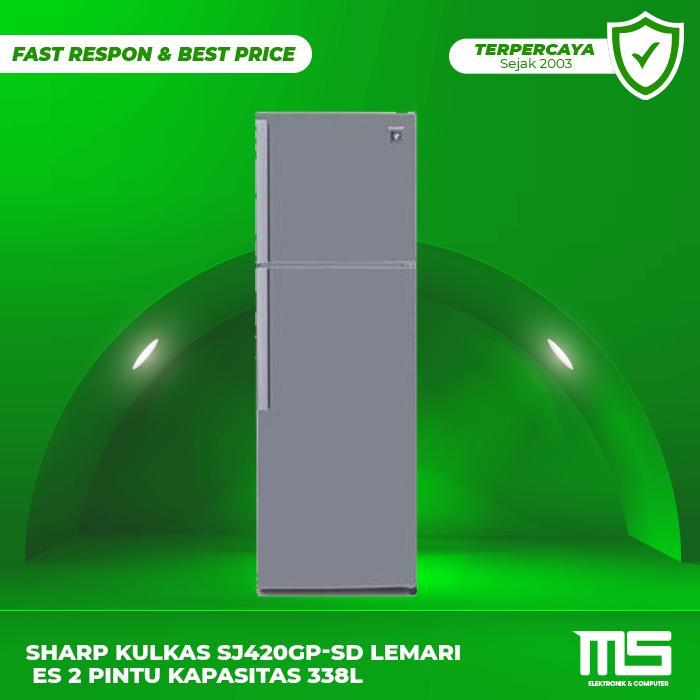 SHARP Kulkas 2D - SJ420GPSD / SJ420GP / 420GP-SD