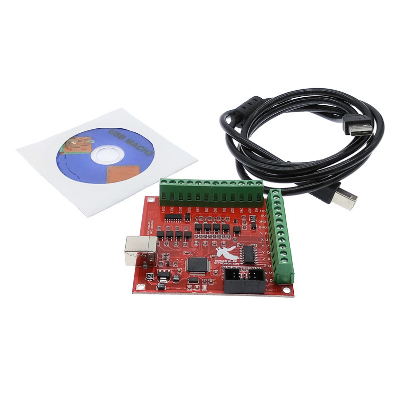 BREAKOUT BOARD CNC USB MACH3 100KHZ 4 AXIS INTERFACE DRIVER MOTION CONTROLLER DRIVER BOARD