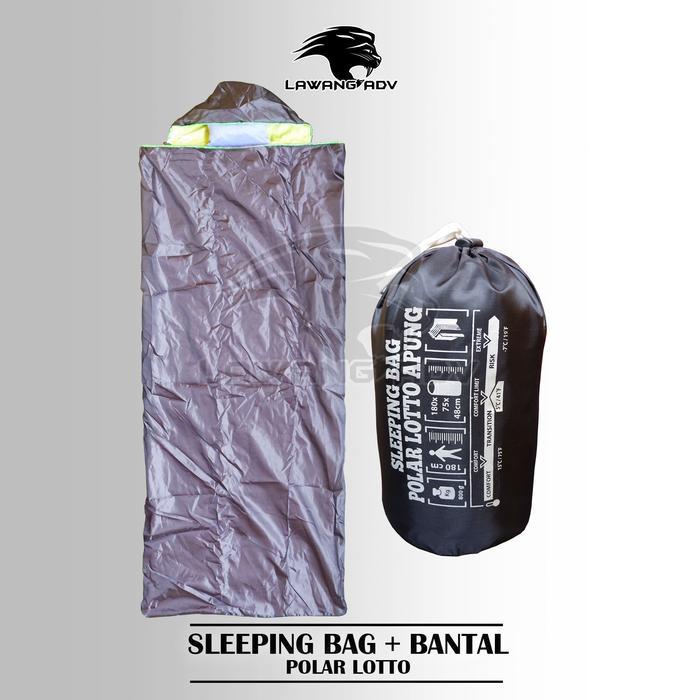 Eiger Aoki Adventure sleeping bag ul + bantal polar lotto / sleeping bag ultralight camping