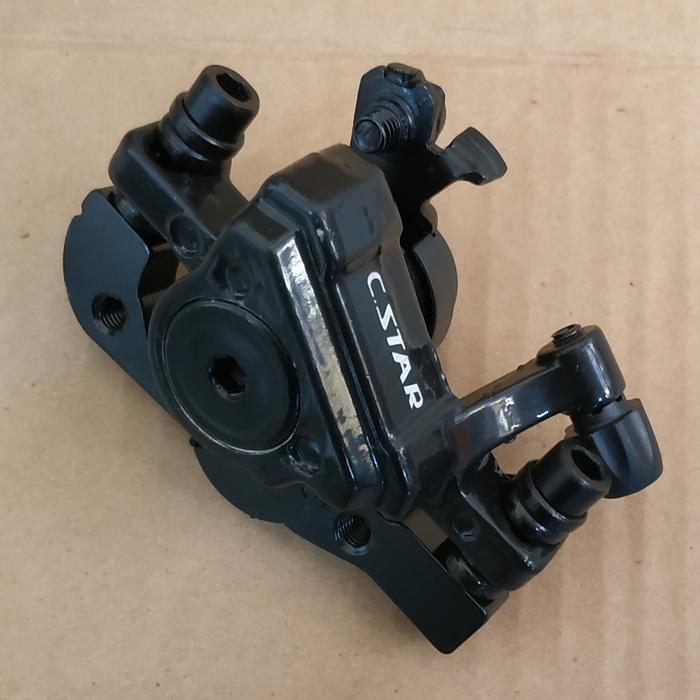 Kaliper Rem Disc Brake Mekanik 160Mm Sepeda Mtb Seli Hitam Cstar #Gratisongkir