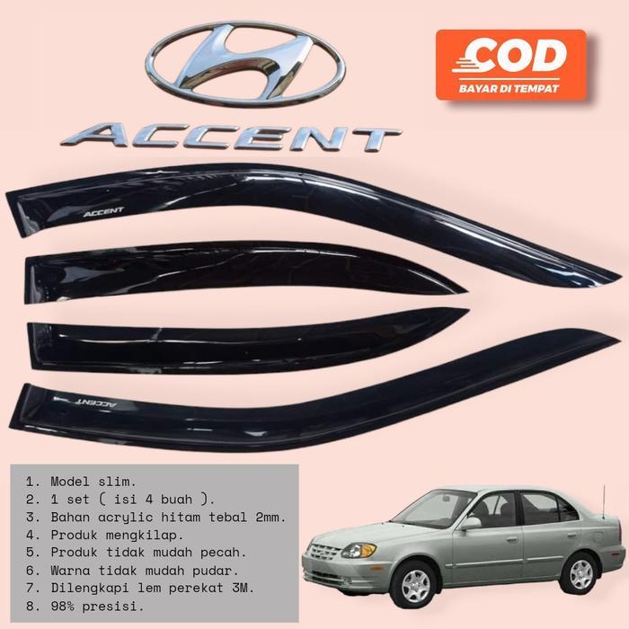 TALANG AIR MOBIL HYUNDAI ACCENT TAHUN 2003-2005 Car Penutup Aksesoris