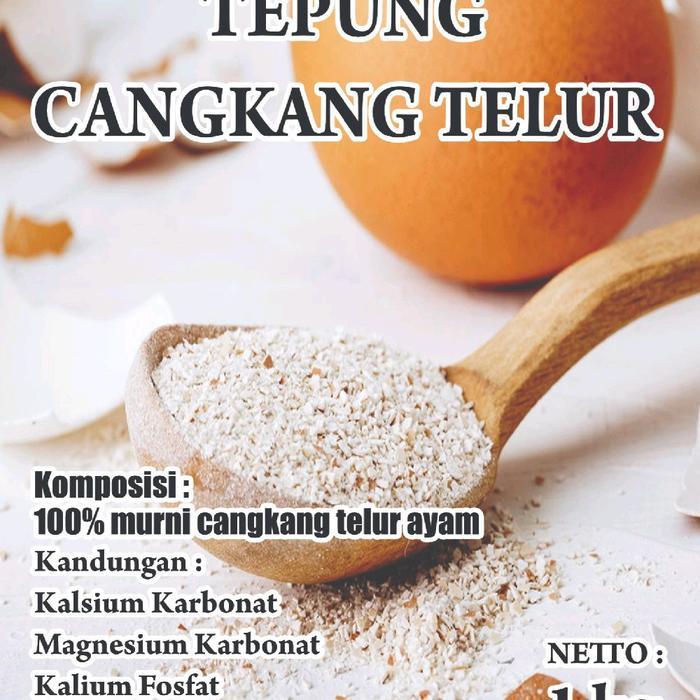 Bubuk Cangkang Telur Murni 100% Campuran Pakan Ternak
