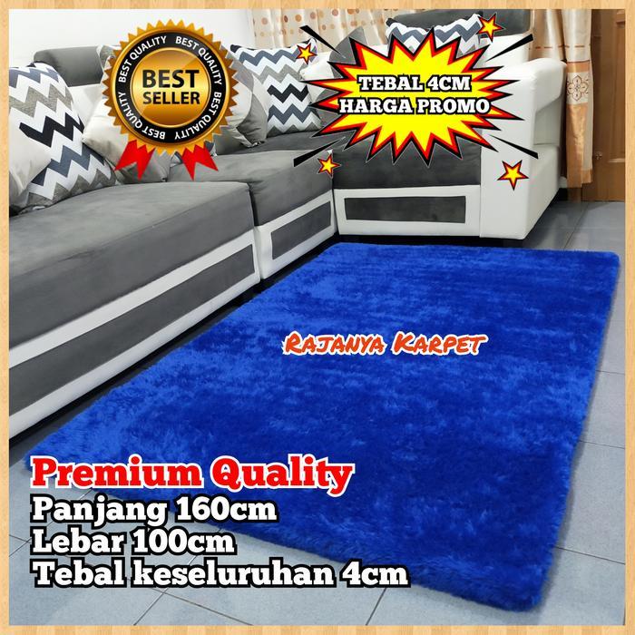 Karpet Bulu Tebal 5Cm Uk160X100Cm (Promo) / Surpet Minimalis