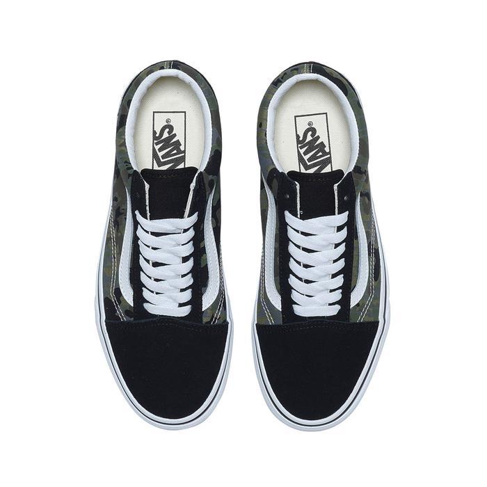 Sepatu Vans Off The Wall Old Skool Rain Camo Green