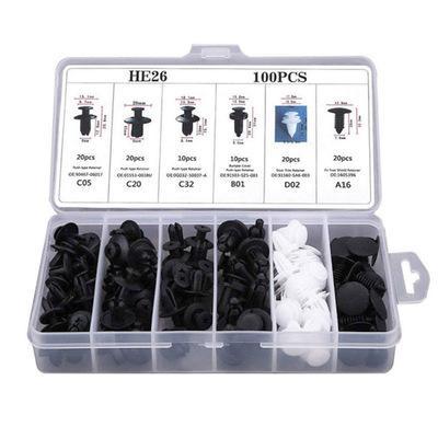100pcs/set clip trim kit mobil kancing klip liner rivet toyota agya calya daihatsu ayla sigra