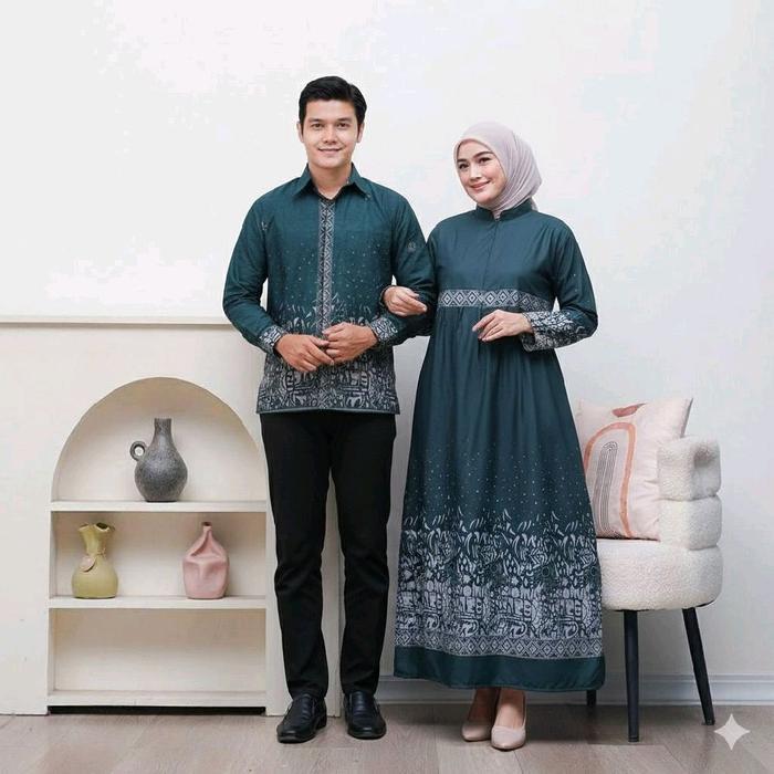 Baju Gamis Couple Suami Istri Sarimbit 2026 Pasti Ori