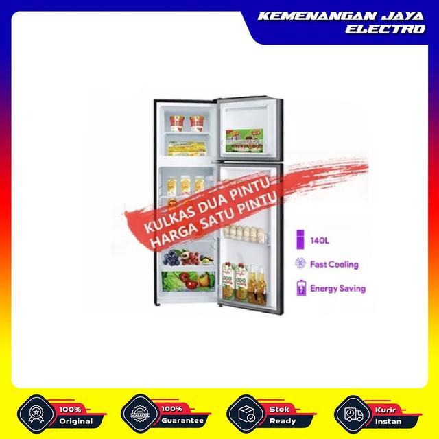 Changhong Kulkas 2 Pintu FTM155DB - Kapasitas 122 Liter