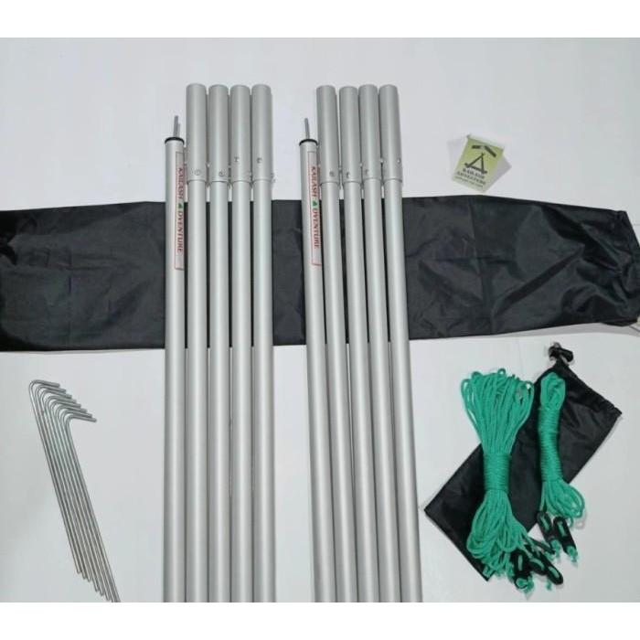 Consina - Tiang Frame Flysheet Aluminium Tinggi Max 250Cm