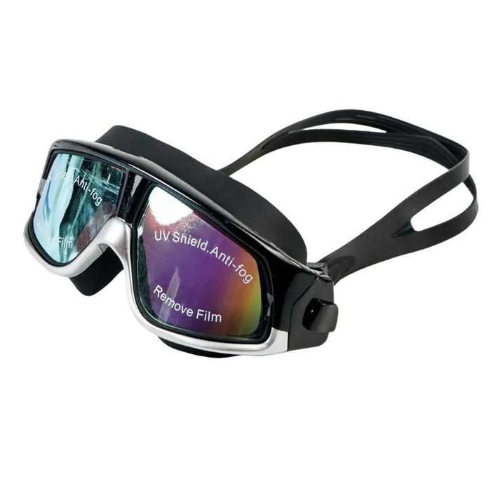 kacamata renang diving snorkeling e0735 anti fog uv protection silikon nyaman & karet berkualitas