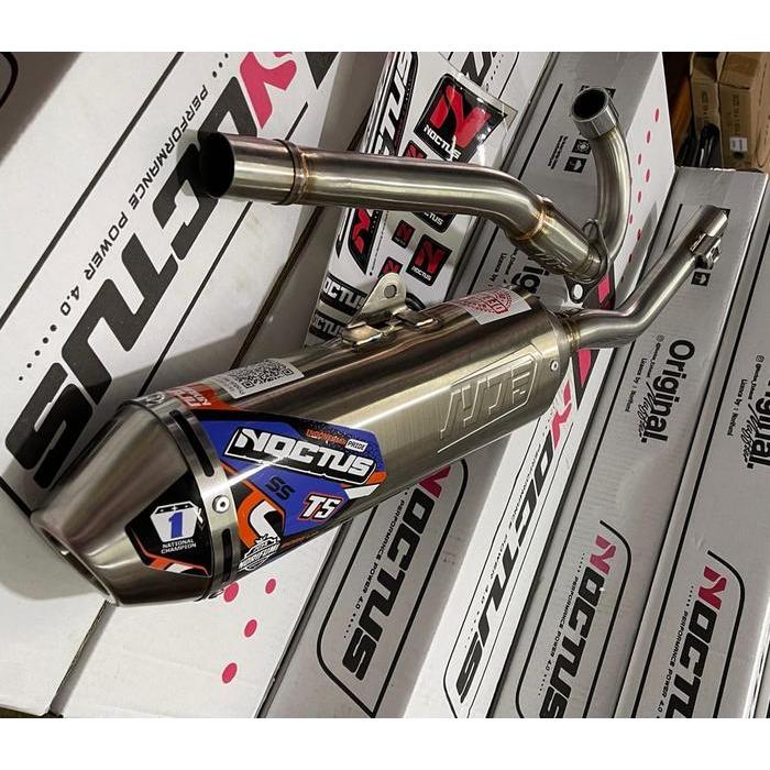 Knalpot Norifumi Noctus T5 Bore Up KLX150 CRF150 WR155 Knalpot Bore UP T5 Original Norifumi