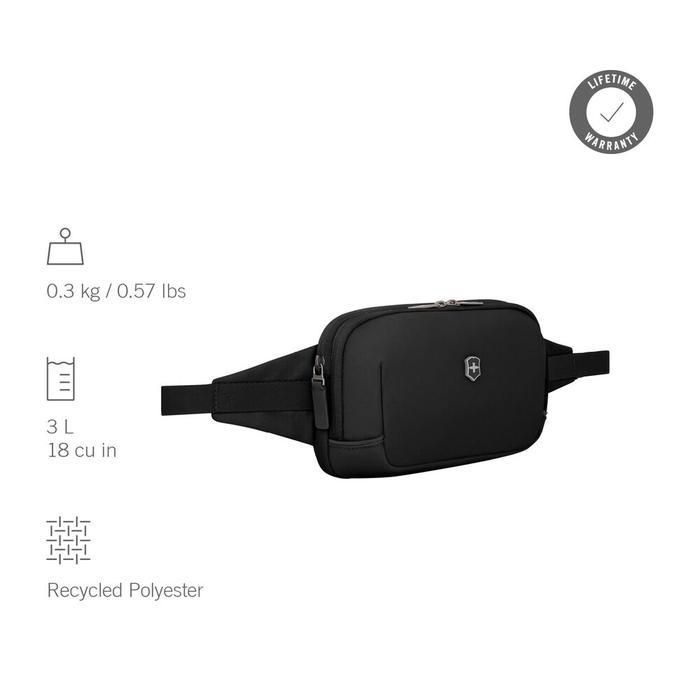 KOMPLIT Victorinox Altmont Modern, Tas Pinggang, Hitam