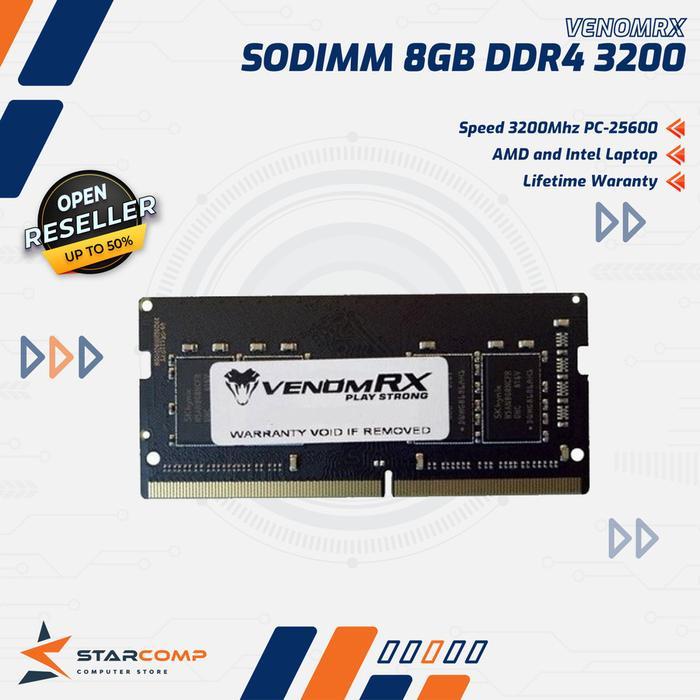 SODIMM VenomRX 8GB DDR4 3200Mhz Venom RX RAM Laptop
