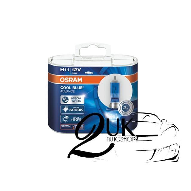 Ready Lampu Bohlam Mobil OSRAM COOLBLUE / COOL BLUE ADVANCE / CBA H11