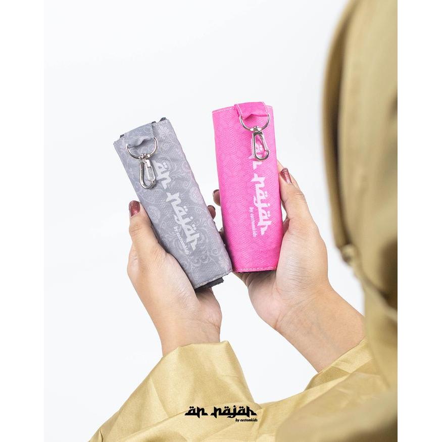 An-Najah Sajadah Traveling Printing Tipis Gulung Anti Slip Premium Waterproof Untuk Travel Nyaman