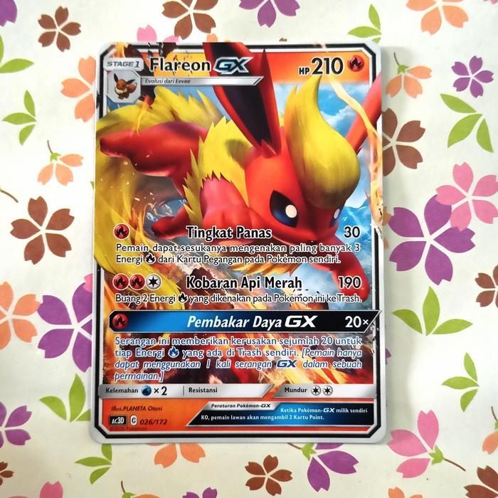 Sale Flareon Gx Td Ac3D 026/172 Pokemon Tcg Indonesia