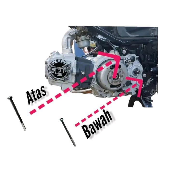 BAUD MESIN WIN BAUD AS GANTUNG MESIN HONDA WIN 100 TAHUN TUA WIN MUDA DETAIL PERCIS ORIGINAL SET