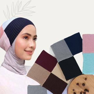 Termurah Isi 10 Pcs Ciput Rajut 4 Warna Bandana Salur Daleman Kerudung Jilbab Dewasa Dalaman Topi