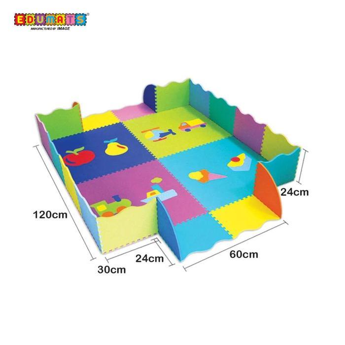 Image Toys Edumat Karpet Matras Evamat Puzzle Tikar Gambar Playmats Set Besar