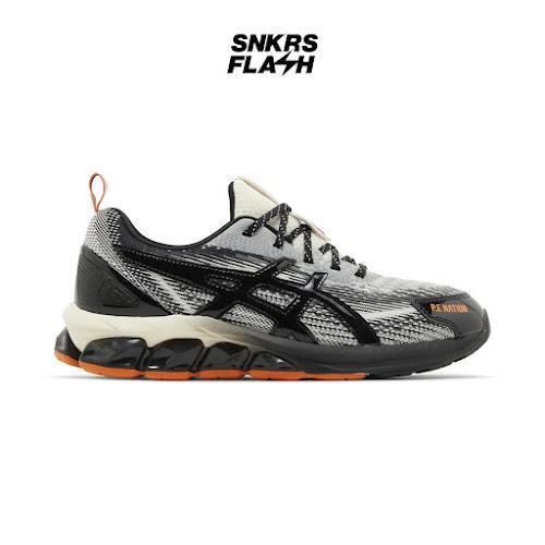 Sepatu Sneakers Wanita ASICS X PE NATION GEL QUANTUM 180 VII IVORY BLACK - 1202A433750