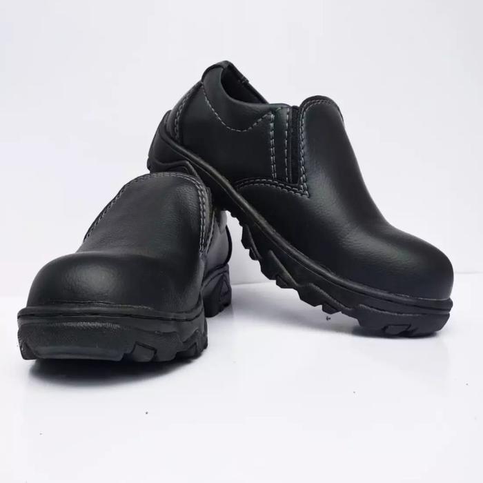 Sepatu Safety King Skn Original Asli Murah Tni Polri Pdh Pdl Kitchen Bengkel Ujung Besi Sepatu