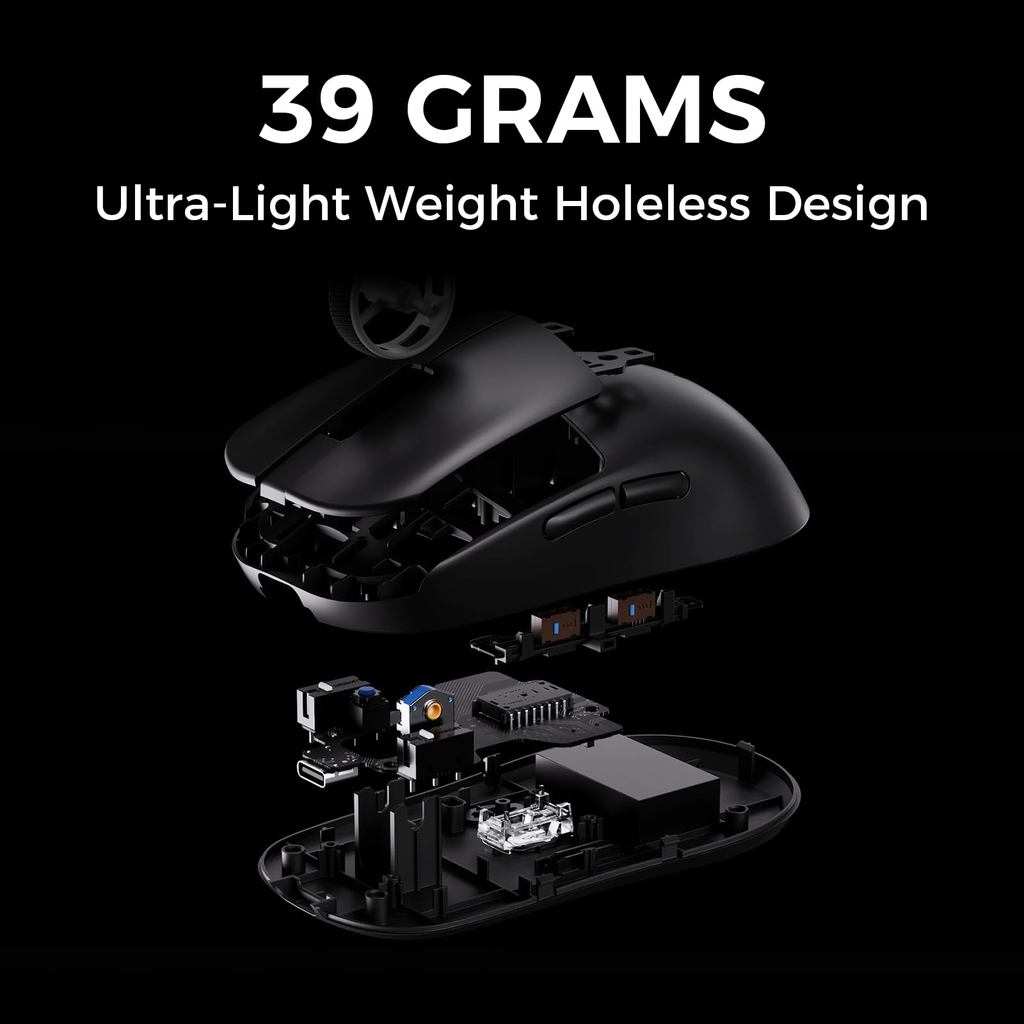 MCHOSE L7 Wireless Gaming Mouse L7 Ultra PAW3395 26K Sensor Dual 8K Polling 39g