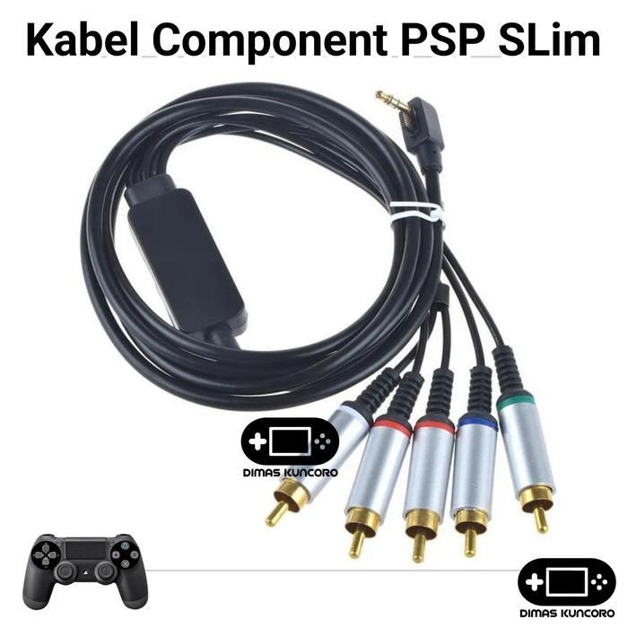 KABEL COMPONENT PSP SLIM KOMPONENEN CABLE TV LCD LED PSP SLIM 2000 3000