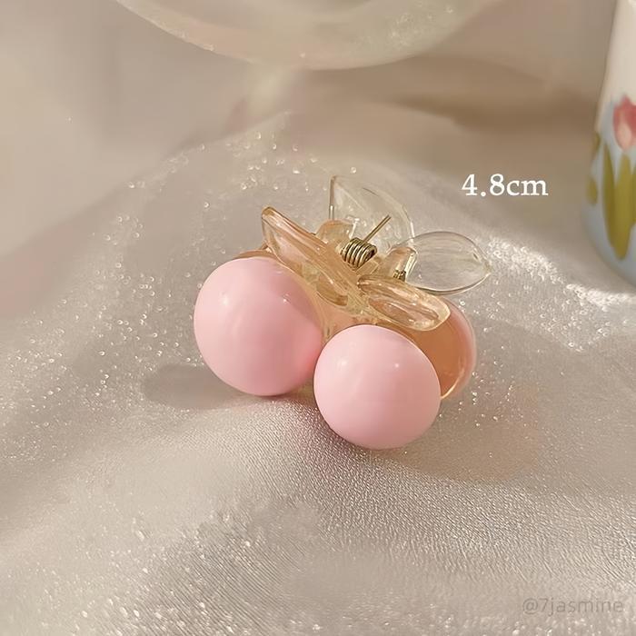 PRODUK BARU 10cm Jepitan Rambut Gaya Hiu Ukuran Besar dengan Mutiara Akrilik Cocok untuk Sanggul