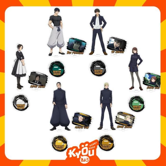 Gojo Satoru Geto Suguru Nanami Kento Fushiguro Megumi Sign Board Acrylic Stand - Jujutsu Kaisen :