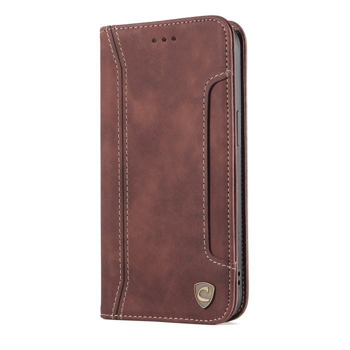 Vivo V11 Pro & V11 Caseon Flip Wallet Card Slot Leather Case C001 Terbaik