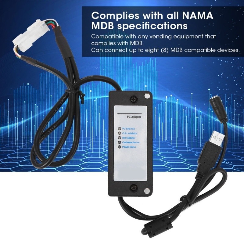 MDB Payment Device To PC Converter Bill Acceptor Coin Collector USB Adapter Interface Box