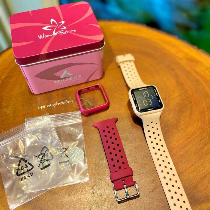 HOT SALE EIGER WOMEN MONTANA WATCH JAM TANGAN DIGITAL WANITA ORIGINAL - PINK TERMURAH