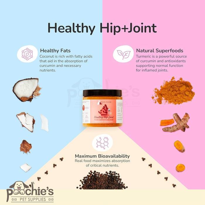 [Poochies Supplies] Kin Kind - Supplement Menunjang Aktif Anjing Kucing - ( Kin Kind Hip + Joint )