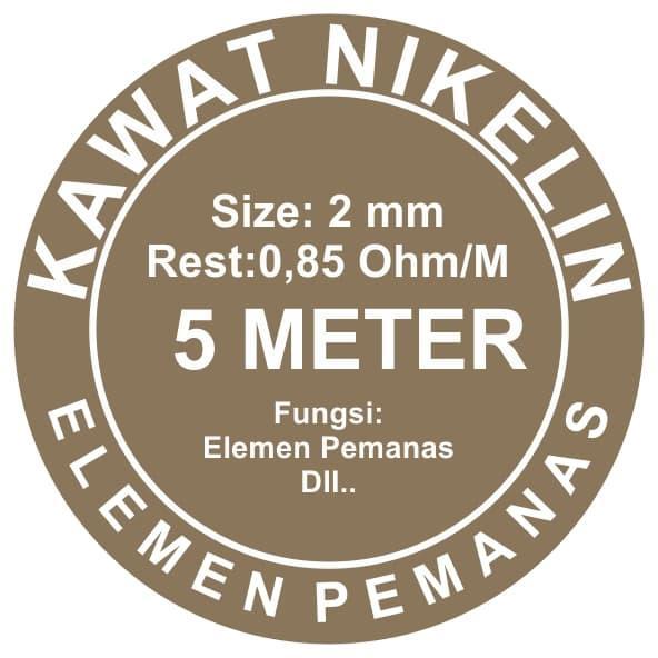 New Kawat Nikelin Bulat 2 Mm 1 Kg