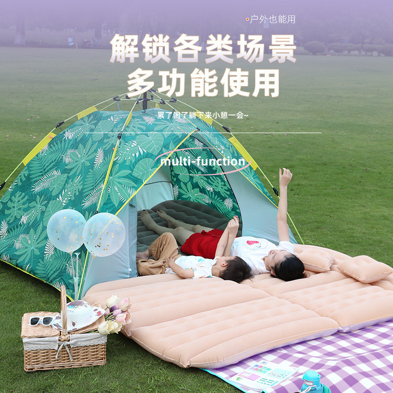 Inflatable Car Mattress For Self-Driving Camping Inflatable Bed Travel Goods Car Inflatable Bed Suv