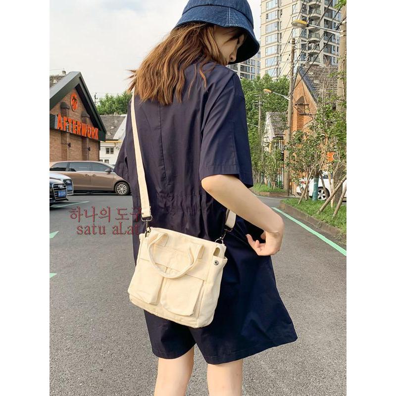 Eiger - Tas Selempang Bahan Kanvas Tebal Premium