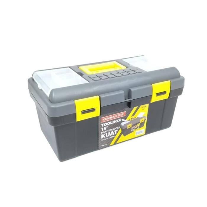 Kotak Perkakas Kenmaster 18Inch / Tool Box Perkakas Serbaguna (G7208)