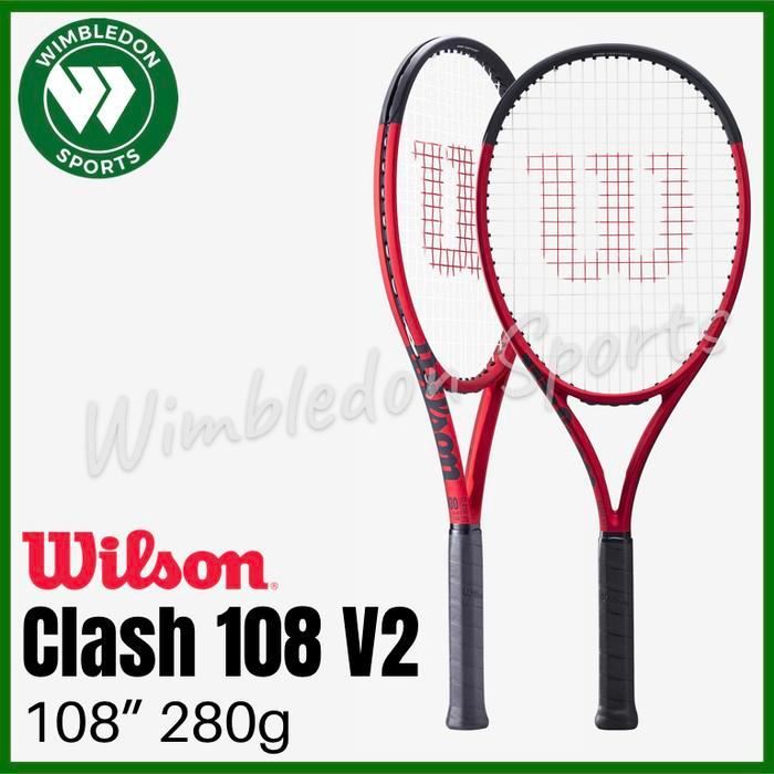 Raket Tenis Wilson Clash 108 V2 / Raket Wilson Clash 108 V2 New 2022