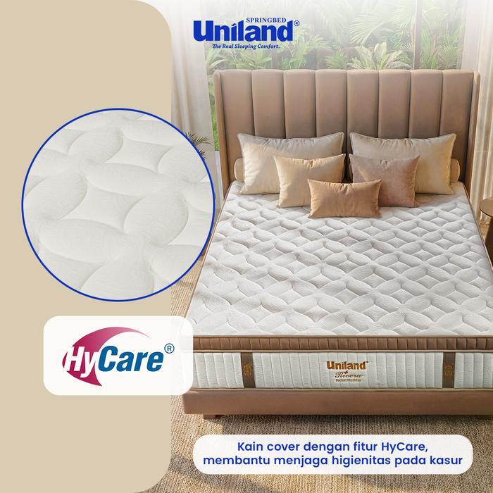 Promo Uniland Springbed Rivera Pocket Plushtop Madeline - Full Set Diskon